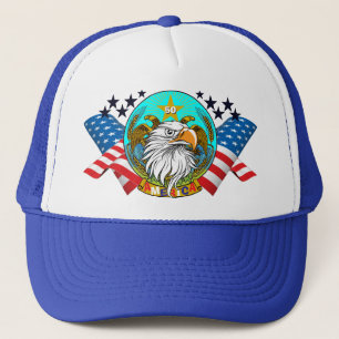 AMERICA Triple Eagle Trucker Hat