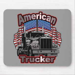 America Trucker Mouse Pad