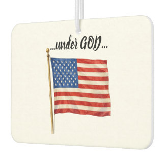 America Under God Car Air Freshener