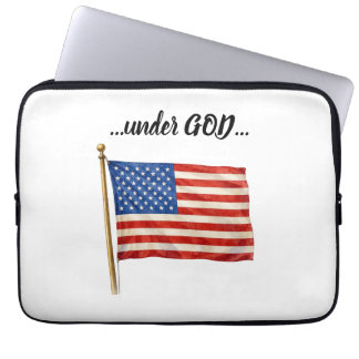 America Under God Laptop Sleeve