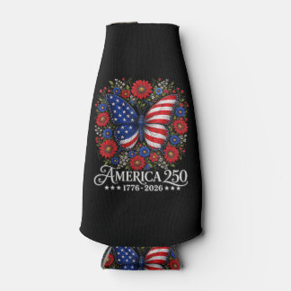 America US Flag 250 1776 2026 250th Anniversary 4t Bottle Cooler