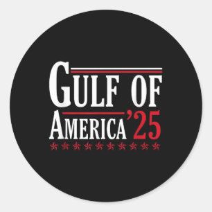 America Usa 2025 Official T Shirt Classic Round Sticker