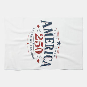 America USA 250th, 250 Years of Freedom Tea Towel