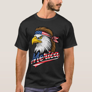 America Usa Aamerican Flag Patriotic 4th Of July T-Shirt