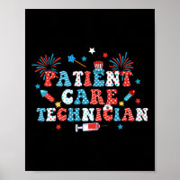 America Usa Fireworks Patient Care Technician 4th 