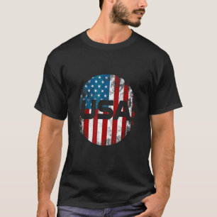 America Usa Patriotic American Flag Men Women Kids T-Shirt