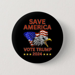America Vote Trump 2024 We The People Have Had Eno 6 Cm Round Badge