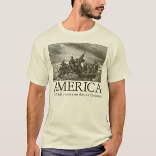 America: We will kill you in your sleep on Christm T-Shirt