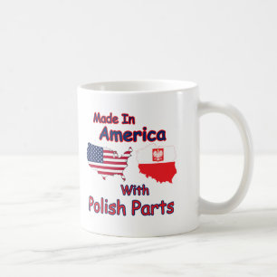America With Polish Parts Coffee Mug