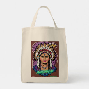 America Women Tote Bag