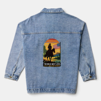 america womens shirts, american woman shirt, west denim jacket
