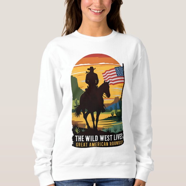 america womens shirts,	 american woman shirt, west sweatshirt (Front)