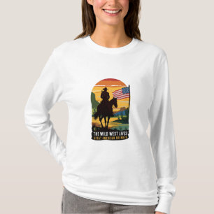 america womens shirts, american woman shirt, west T-Shirt