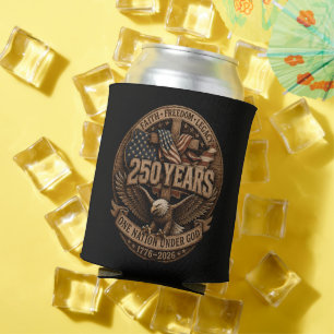American 1776 2026 250th 4th July Independence Day Can Cooler