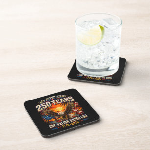 American 1776 2026 250th 4th July Independence Day Coaster