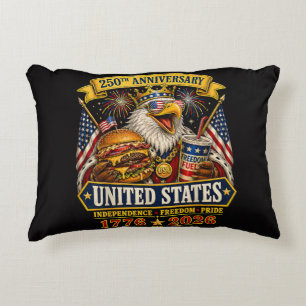 American 1776 2026 250th 4th July Independence Day Decorative Cushion