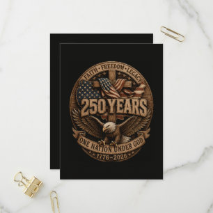 American 1776 2026 250th 4th July Independence Day Invitation Postcard