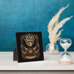 American 1776 2026 250th 4th July Patriotic Eagle Plaque
