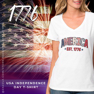 American 1776 Independence Day T-Shirt