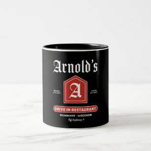 American 1950's Diner Two-Tone Coffee Mug