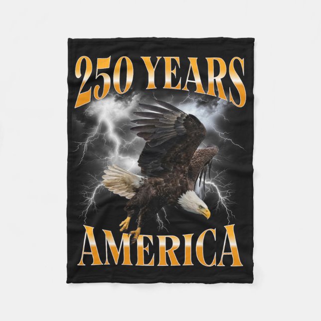 American 250th Anniversary _1  Fleece Blanket (Front)