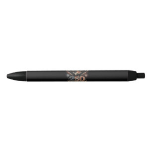 American 250th Anniversary Patriotic USA 4th July Black Ink Pen