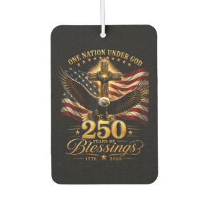 American 250th Anniversary Patriotic USA 4th July Car Air Freshener