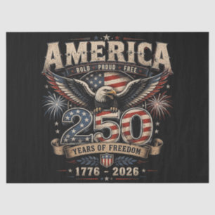 American 250th Anniversary Patriotic USA 4th July Tissue Paper