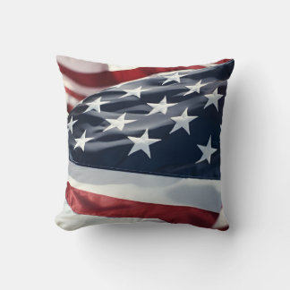 american 4th of july flag wave independence day cushion