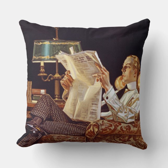 American Advertisement, Arrow shirt Collars, 1914 Cushion (Front)