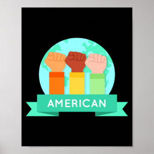 American African History Black Is Beautiful Diver Poster