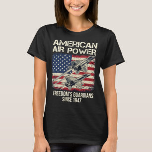 American Air Power Freedom's Guardians Vintage Jet T-Shirt