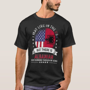American Albanian Home in US Patriot American Alba T-Shirt