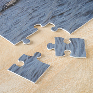 American Alligator in Florida Marsh Water Nature Jigsaw Puzzle