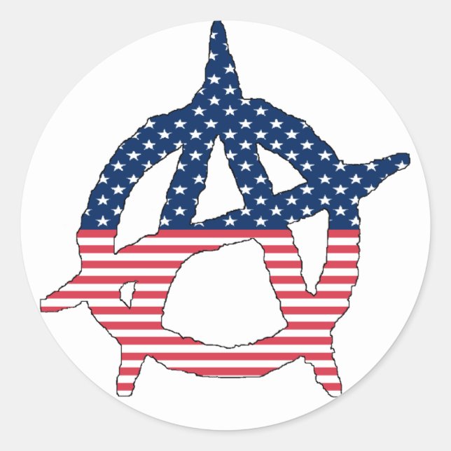 American Anarchy Sticker (Front)