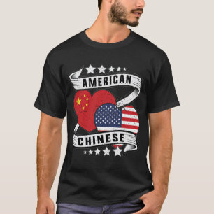 American and Chinese shirt Half American