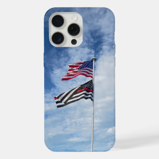 American and fire fighter flag iPhone 15 pro max case