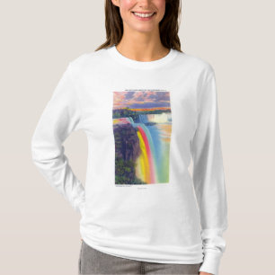 American and Horseshoe Falls at Dusk T-Shirt