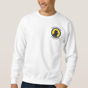 American Apparel Raglan: Math Smart Caveman Sweatshirt