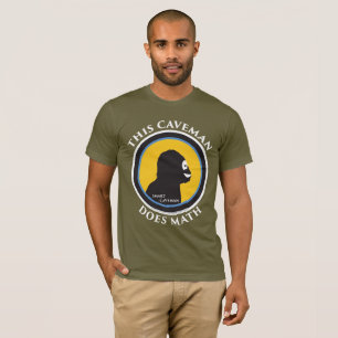 American Apparel T-Shirt: Math Smart Caveman T-Shirt