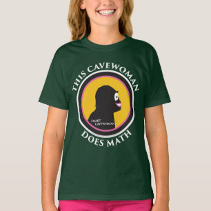 American Apparel T-Shirt: Math Smart Cavewoman T-Shirt
