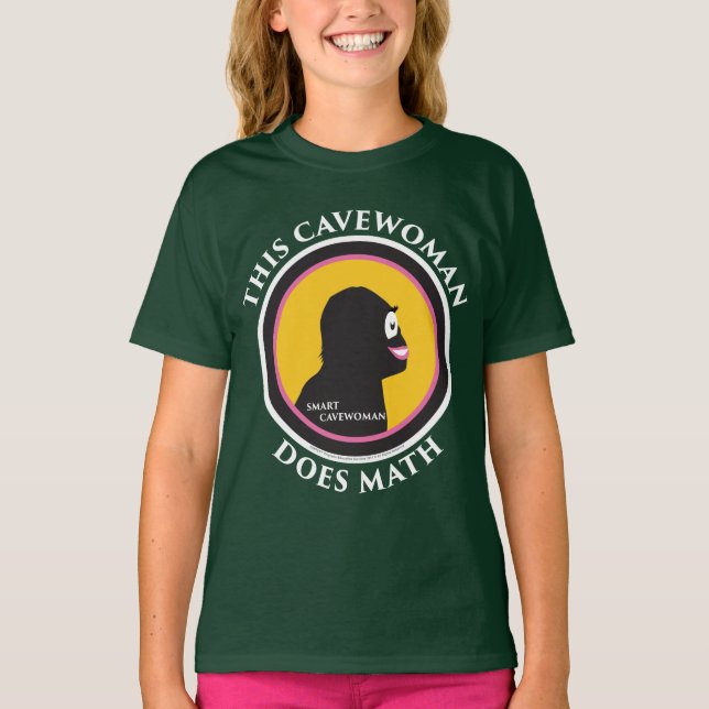 American Apparel T-Shirt: Math Smart Cavewoman T-Shirt (Front)