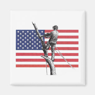 American Arborist Tree Surgeon Chainsaw Magnet