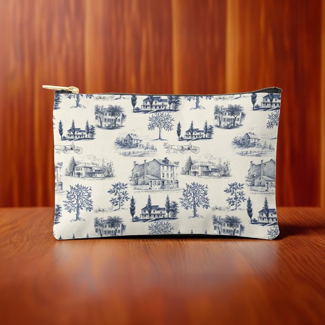 American Architecture Toile Accessory Pouch (Creator Uploaded)