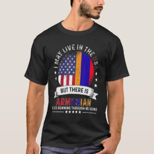 American Armenian Home In Us Patriot American Alba T-Shirt