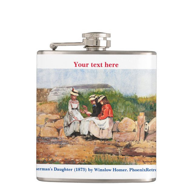 American Art Hip Flask (Front)