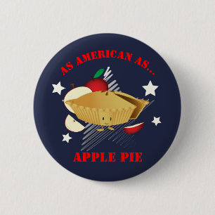 American as Apple Pie Button