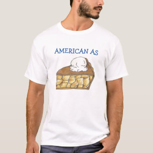 American As Apple Pie Slice Ice Cream July 4th USA T-Shirt