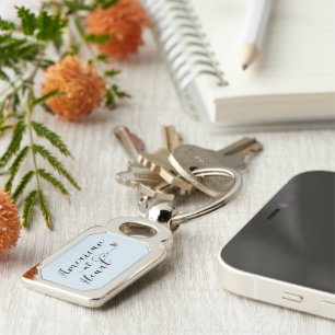 American At Heart Keyring, USA Key Ring