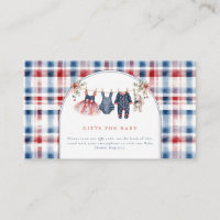 American Baby Patriotic Clothesline Baby Shower